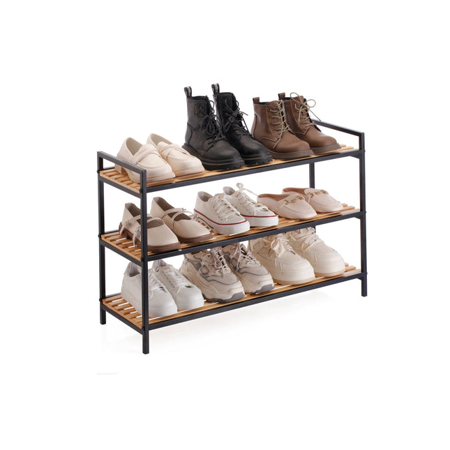 3 Tier Bamboo Shoe Rack