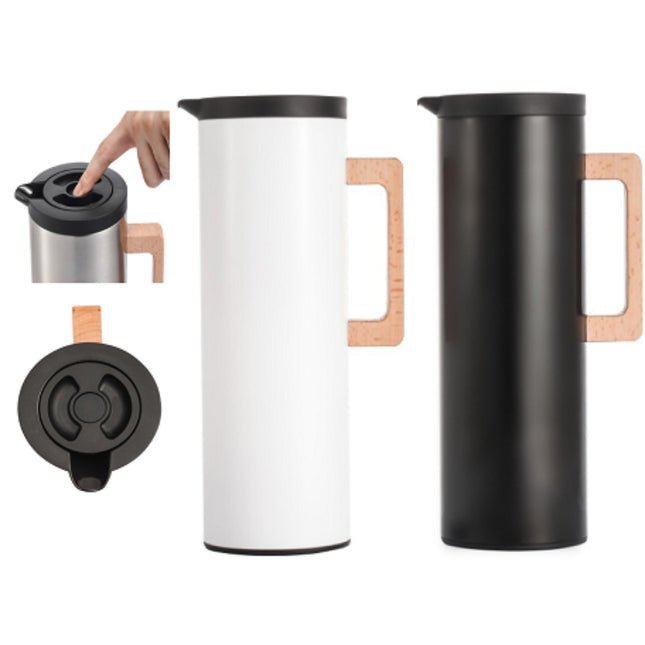 Vacuum Flask With Galss Liner 1L