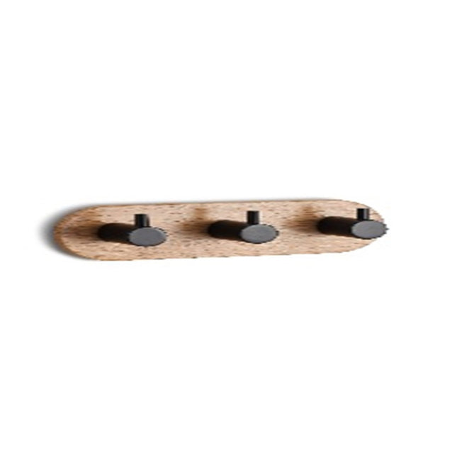 3 HOOKS WITH BAMBOO BASE