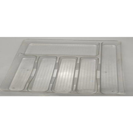 NON-SLIP CUTLERY TRAY WITH 6 COMPARTMENTS