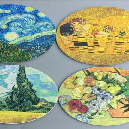 4 pcs Coaster dish 10 cm