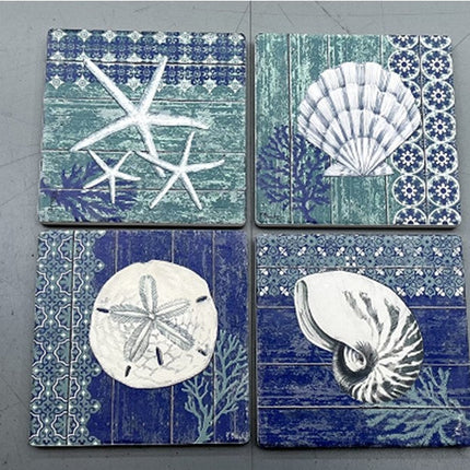 4 pcs Coaster dish 10 cm