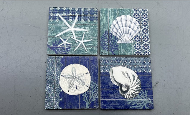 4 pcs Coaster dish 10 cm