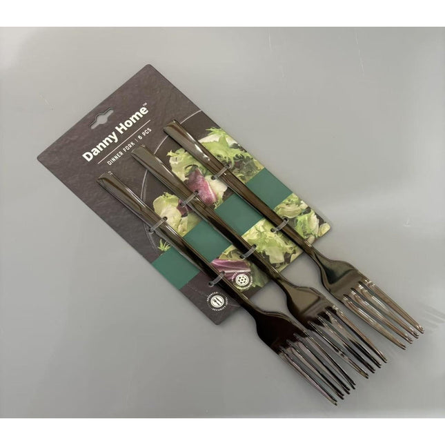 Black fork - 6 pcs