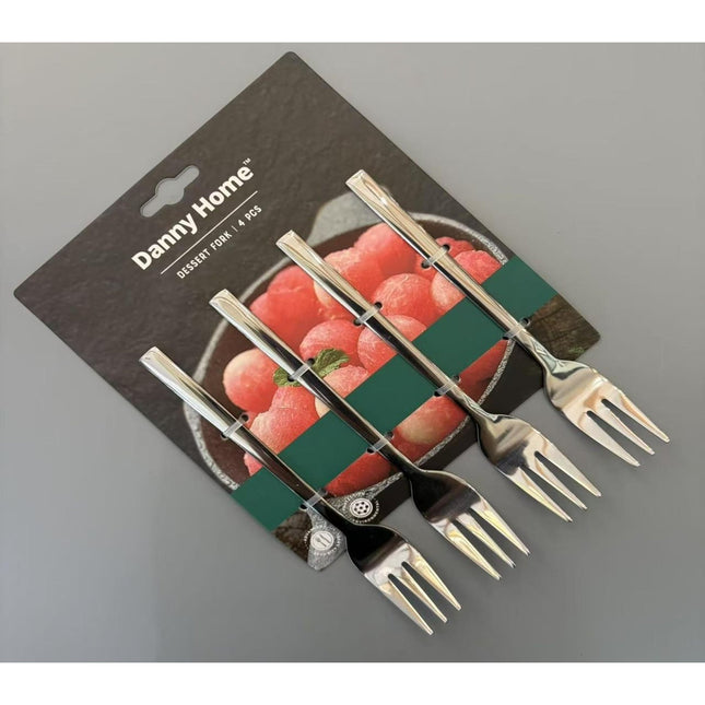 silver tea fork - 4 pcs