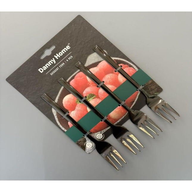 Black tea fork - 4 pcs