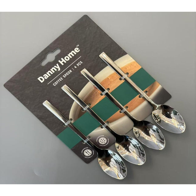 silver coffee spoon - 4 pcs