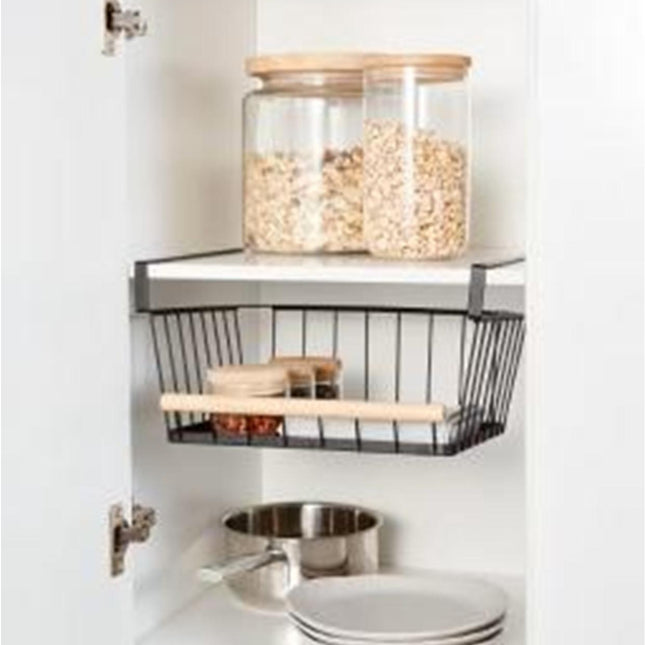 Shelf Basket Organizer  Black