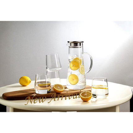 5 pcs tea pot set = 1 pot 1.5L + 4 cups 300 ml
