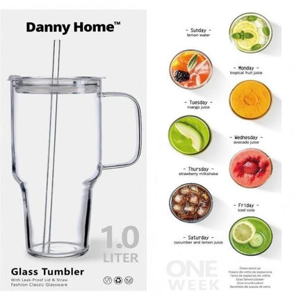 1L Glass cup