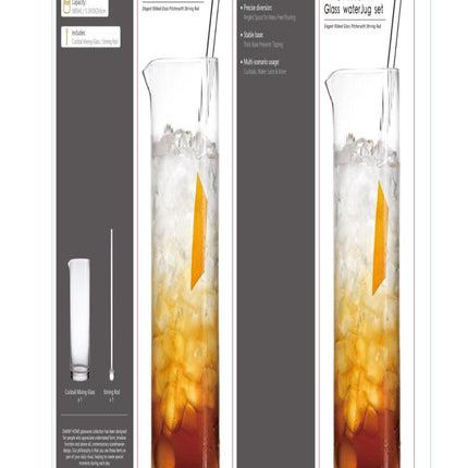 Glass waterJug set
