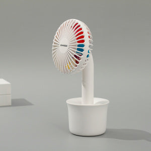 Dual-purpose fashion rainbow fan