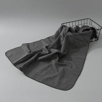 Gray cooling sports towel