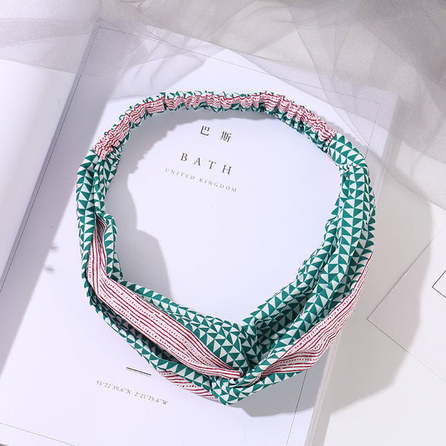 Fantasy green geometry pattern