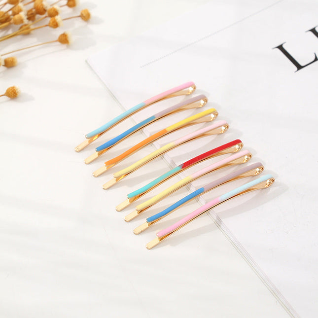 Set of bobby pin hair clips