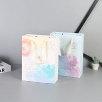 Vertical watercolor gift bag