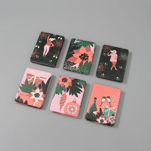 Rectangular portable makeup mirror (