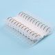 Transparent plastic clip (24 pcs