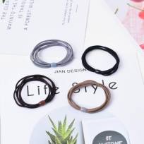 Hair rope with beads five set