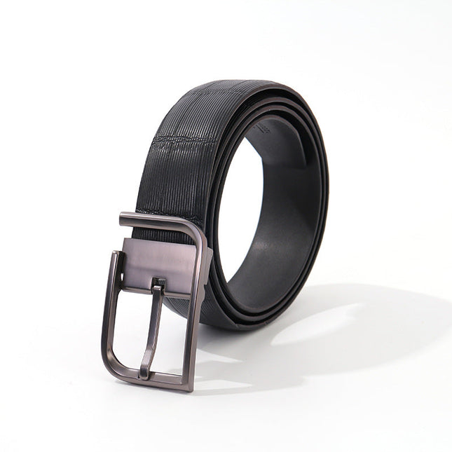 Fashionable leather belt for men