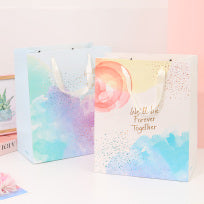 Fantasy watercolor gift bag a