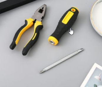 Pliers + screwdriver