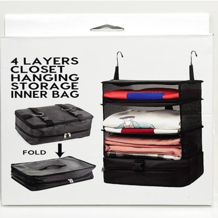 4 Layers Closet Hanging Storage