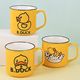 Small yellow duck enamel mug