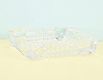 Transparent square ashtray (large