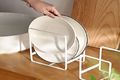 White dish drying rack