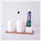 Toothbrush toilet set