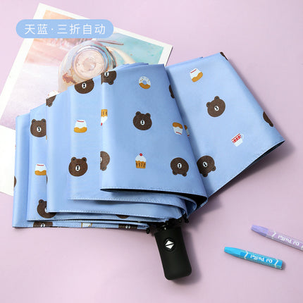 Fully automatic bear umbrella