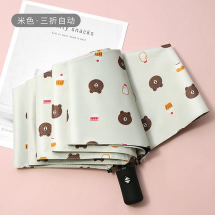 Fully automatic bear umbrella