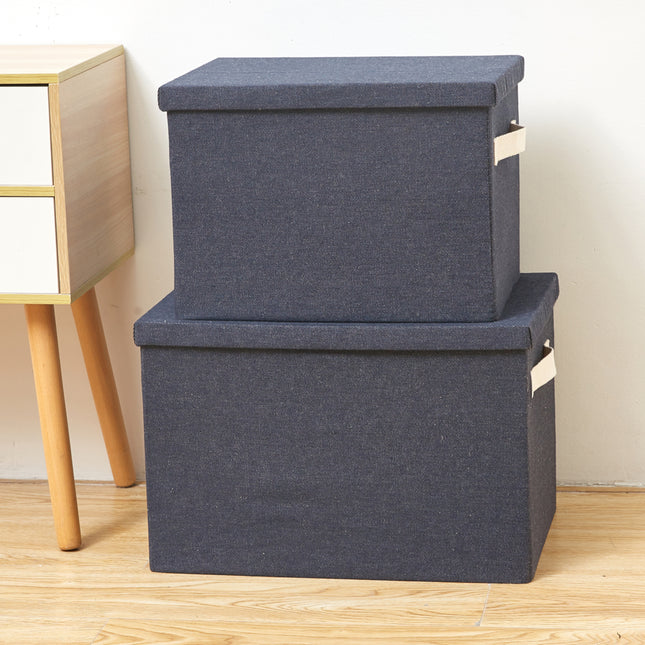 Two-Piece Denim With Cover Foldable 24 Set