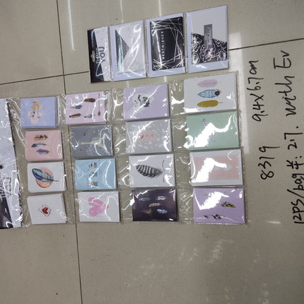 Gift Card 12Pcs