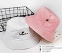 Pink And White Bucket Hat