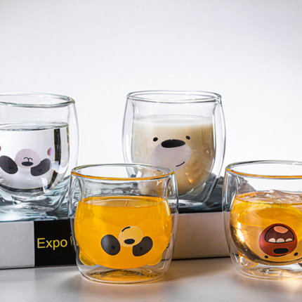 גביע זכוכית פנדה 300 מ"ל