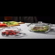 Square Glass Bowl 1000Ml