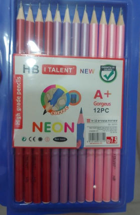 12 עפרונות צבעוניים