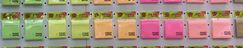 Memo Sheets In Colors 100 Pcs.