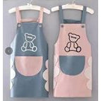 Apron In Pink And Blue Colors