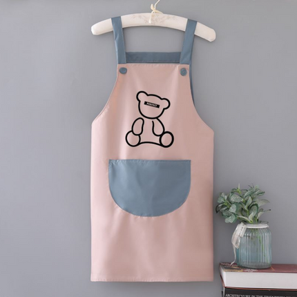 Apron In Pink And Blue Colors
