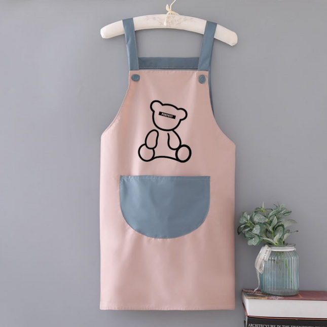 Apron In Pink And Blue Colors