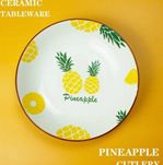 Pineapple Ceramic Plate 20 Cm