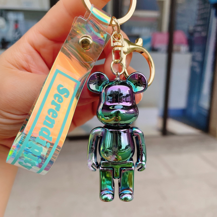 מחזיק מפתחות דוב צבעוני