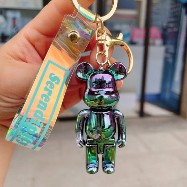 מחזיק מפתחות דוב צבעוני