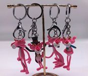 מחזיק מפתחות פנתר ורוד