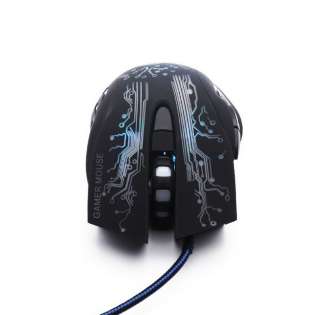 A Multi-Colored Gaming Mouse
