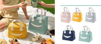 Smiley Lunch Bag 25.5/15/2