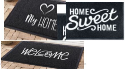 שטיח סף שחור 45/75